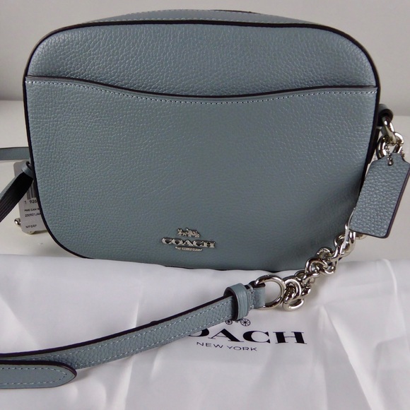 Coach Pebbled Leather Camera Bag Chain Purse NWT - Picture 8 of 8